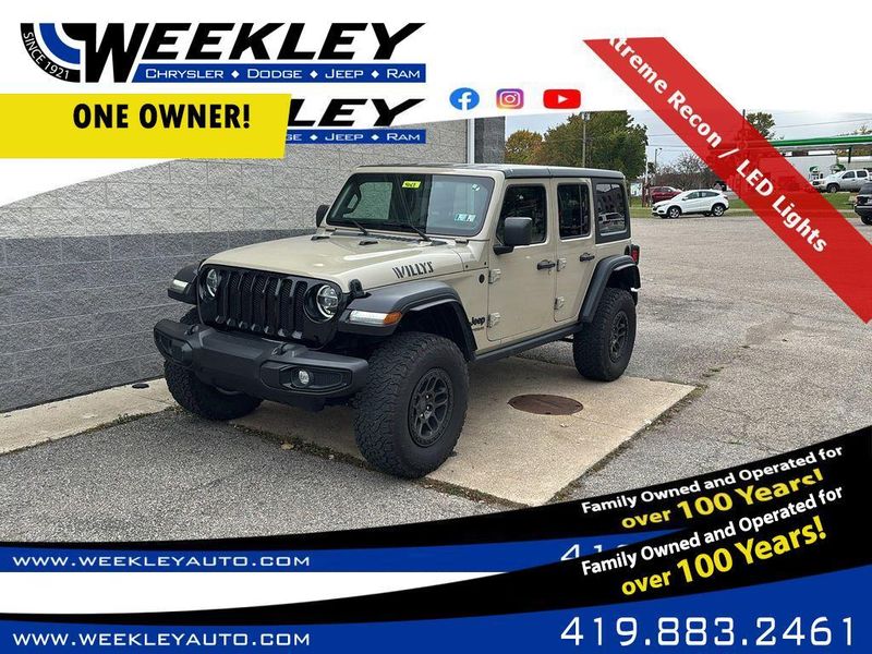 Used 2022 Jeep Wrangler Unlimited WillysImage 1