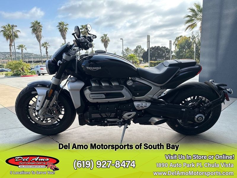 2024 Triumph ROCKET 3 R  in a SAPPHIRE BLACK exterior color. Del Amo Motorsports of South Bay (619) 547-1937 delamomotorsports.com 