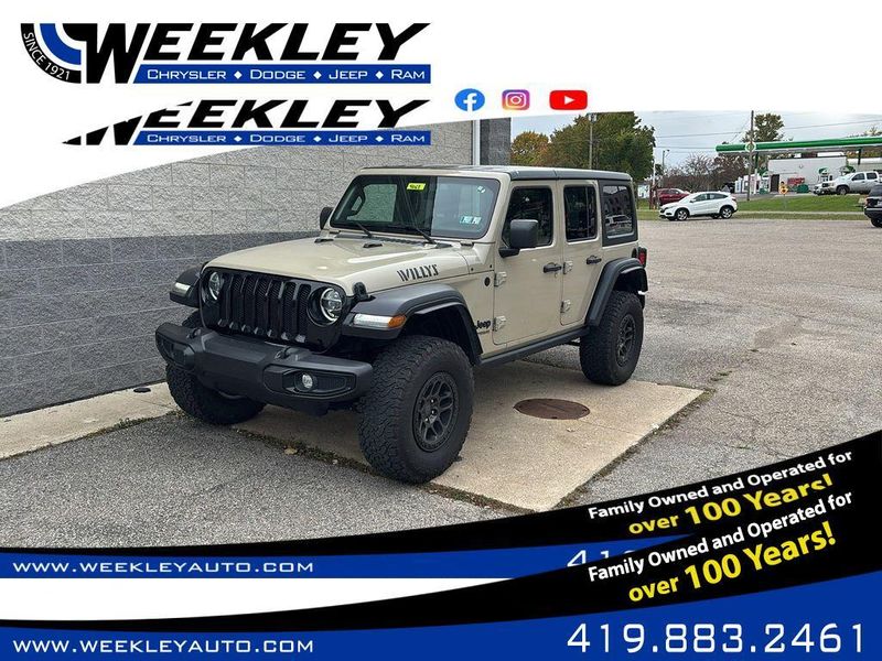 Used 2022 Jeep Wrangler Unlimited WillysImage 1