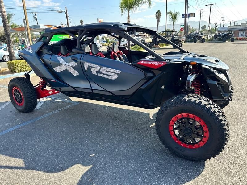2025 Can-Am MAVERICK R MAX X RS 999T DCT DUSTY NAVY AND LEGION RED Image 2