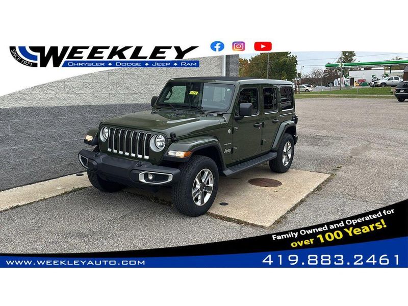 Used 2021 Jeep Wrangler Unlimited SaharaImage 1