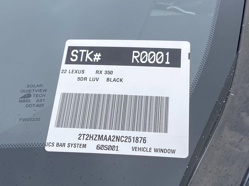 Used 2022 Lexus RX 350Image 33