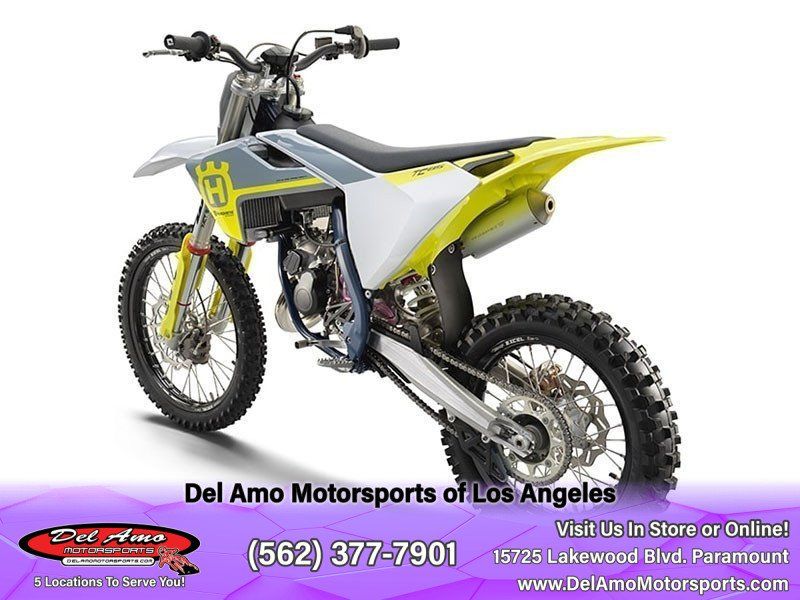 2024 HUSQVARNA TC 85 17/14  in a WHITE exterior color. Del Amo Motorsports of Los Angeles (562) 262-9181 delamomotorsports.com 