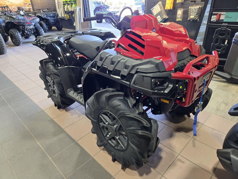 2025 Polaris SPORTSMAN XP 1000 MUD EDITION ONYX BLACK AND PERFORMANCE RED ACCENTS Image 1
