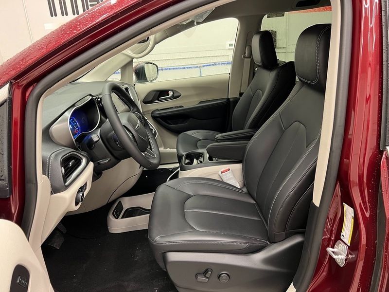 2023 Chrysler Pacifica Plug-in Hybrid Touring L in a Velvet Red Pearl Coat exterior color and Blackinterior. Marina Chrysler Dodge Jeep RAM (855) 616-8084 marinadodgeny.com 