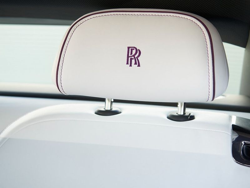 2024 Rolls-Royce Spectre  in a Twilight Purple exterior color and Arctic Whiteinterior. SHELLY AUTOMOTIVE shellyautomotive.com 