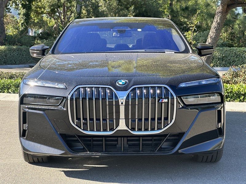 2024 BMW i7  in a Black Sapphire Metallic exterior color and Blackinterior. SHELLY AUTOMOTIVE shellyautomotive.com 
