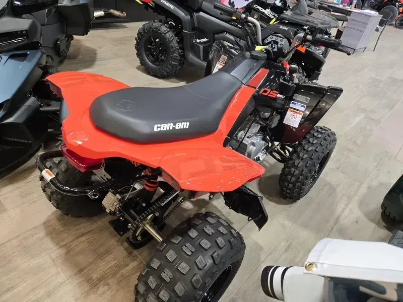 2025 Can-Am DS 250 BLACK AND CANAM RED Image 10