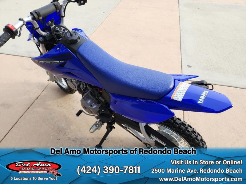 2024 Yamaha TTR50ERC  in a TEAM YAMAHA BLUE exterior color. Del Amo Motorsports of Redondo Beach (424) 304-1660 delamomotorsports.com 