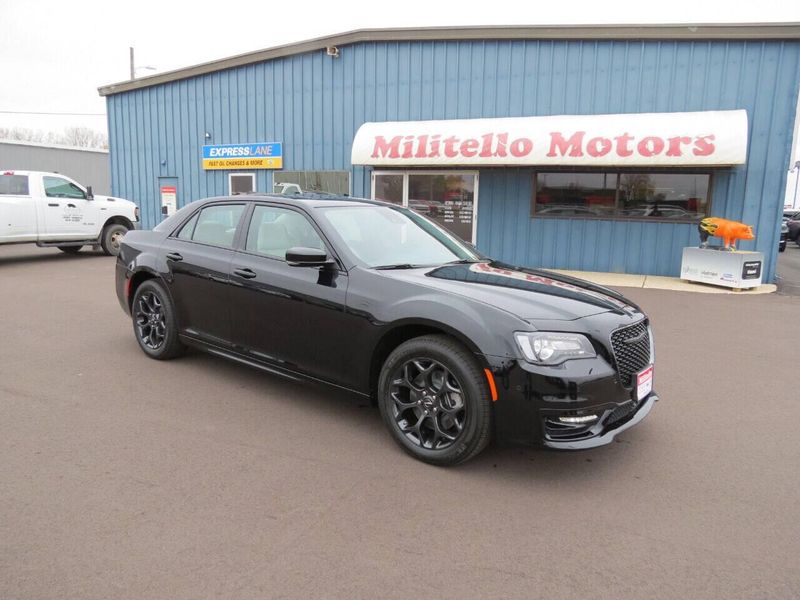 2023 Chrysler 300 Touring L Awd in a Gloss-Black exterior color and Taninterior. Militello Motors ​507-200-4344 militellomotors.net 