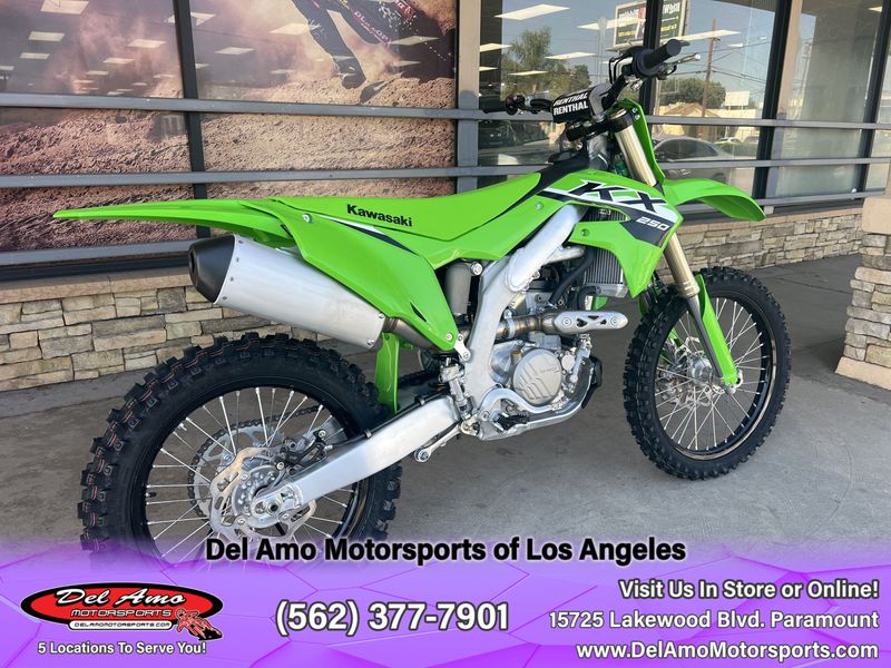 2024 Kawasaki KX252CRFAN-GN2  in a LIME GREEN exterior color. Del Amo Motorsports of Los Angeles (562) 262-9181 delamomotorsports.com 