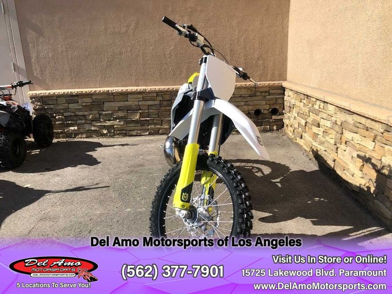 2024 HUSQVARNA TC 250  in a WHITE exterior color. Del Amo Motorsports of Los Angeles (562) 262-9181 delamomotorsports.com 