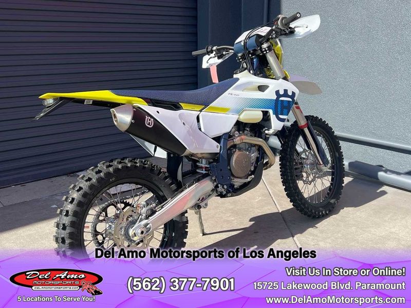 2024 HUSQVARNA FE 450  in a WHITE exterior color. Del Amo Motorsports of Los Angeles (562) 262-9181 delamomotorsports.com 