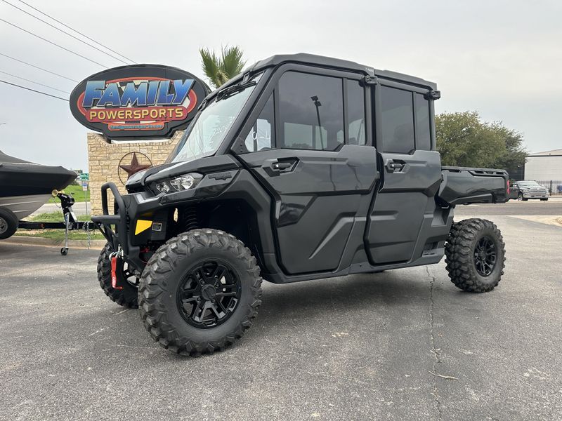 2025 Can-Am DEFENDER MAX LONE STAR CAB HD10 STEALTH BLACK Image 1