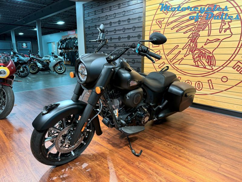 2023 Indian Motorcycle Springfield Dark Horse  in a Black Smoke exterior color. Motorcycles of Dulles 571.934.4450 motorcyclesofdulles.com 