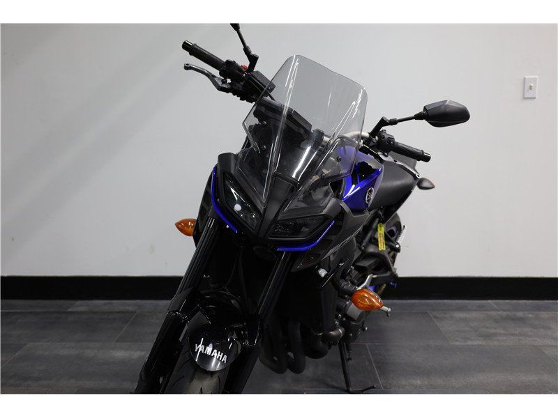 2019 Yamaha MT 09 in a Blue exterior color. New England Powersports 978 338-8990 pixelmotiondemo.com 