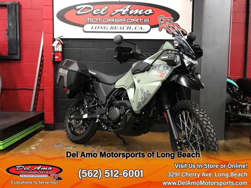 2024 Kawasaki KL650HRFAL-GN1  in a PEARL MATTE SAGE GREEN exterior color. Del Amo Motorsports of Long Beach (562) 362-3160 delamomotorsports.com 