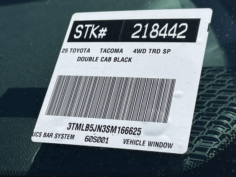 New 2025 Toyota Tacoma TRD SportImage 22