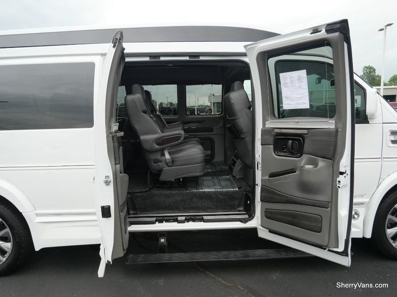 2022 Chevrolet Express Cargo  in a Summit White exterior color and Grayinterior. Paul Sherry Chrysler Dodge Jeep RAM (937) 749-7061 sherrychrysler.net 