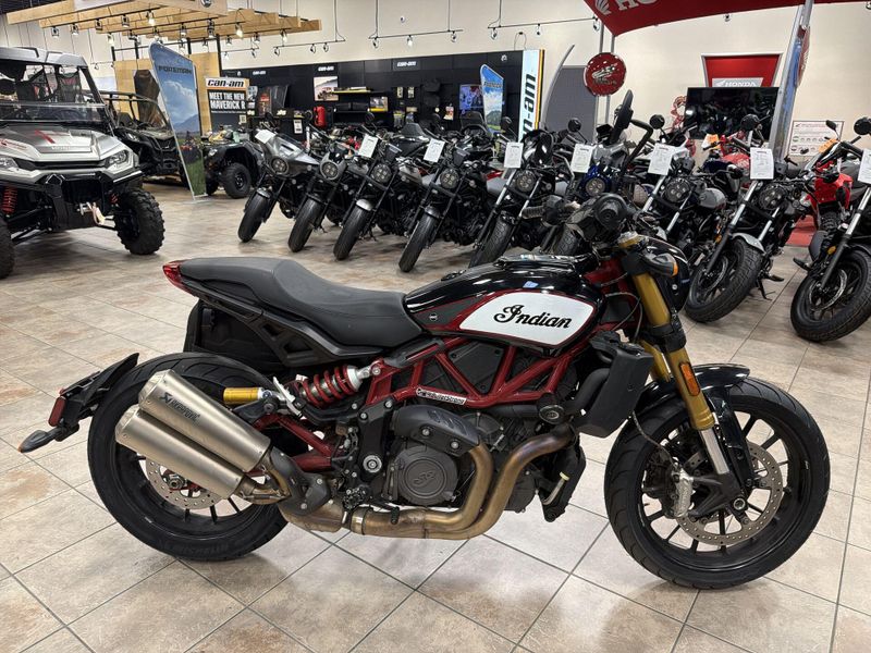 Used 2019 Indian Motorcycle FTR 1200 S  in a CARBON exterior color. Vista Del Amo Motorsports 760-330-5665 delamomotorsports.com 