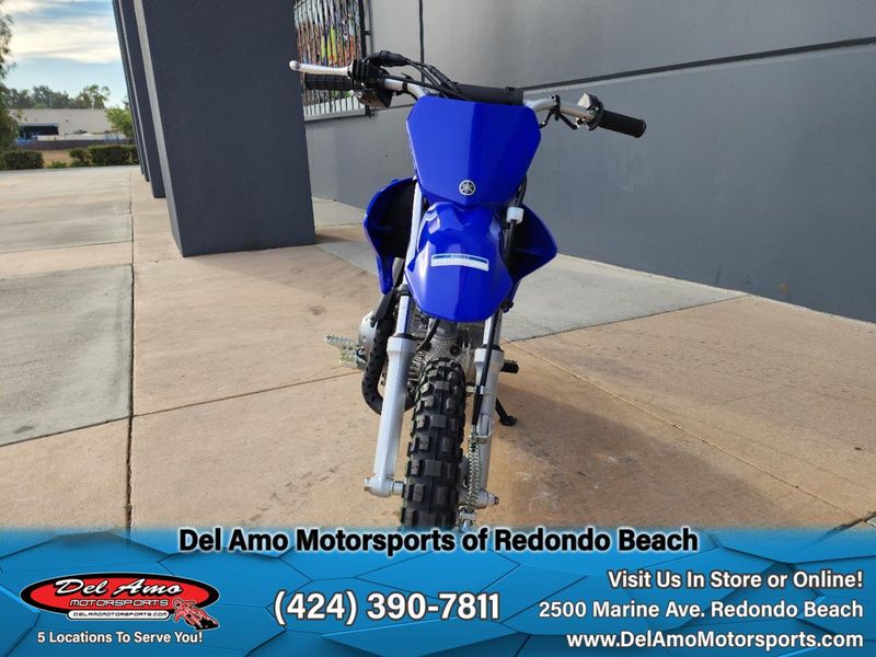 2024 Yamaha TTR50ERC  in a TEAM YAMAHA BLUE exterior color. Del Amo Motorsports of Redondo Beach (424) 304-1660 delamomotorsports.com 