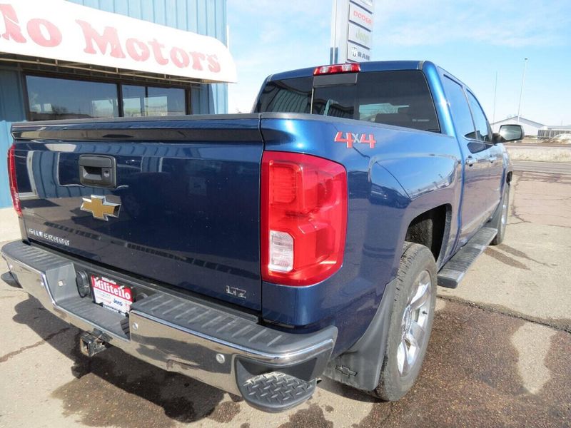 2018 Chevrolet Silverado 1500 LTZ 4x4 4dr Crew Cab 5.8 ft. SB in a Blue exterior color and Grayinterior. Militello Motors ​507-200-4344 militellomotors.net 