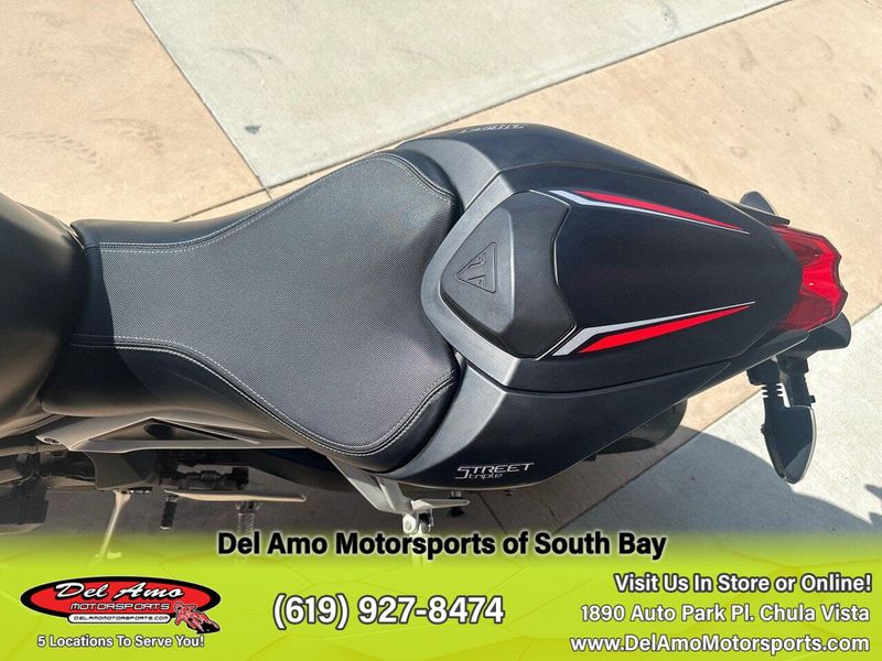 2019 Triumph STREET TRIPLE RS  in a BLACK exterior color. Del Amo Motorsports of South Bay (619) 547-1937 delamomotorsports.com 