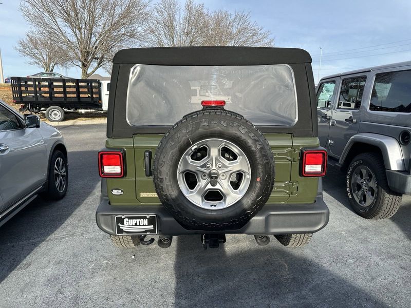 2021 Jeep Wrangler Freedom in a Sarge Green Clear Coat exterior color and Blackinterior. Gupton Motors Inc 615-384-2886 guptonmotors.com 