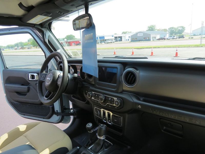2023 Jeep Wrangler 2-door Sport S 4x4 in a Earl Clear Coat exterior color and Blackinterior. Militello Motors ​507-200-4344 militellomotors.net 