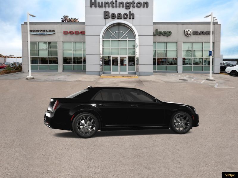 2023 Chrysler 300 Touring in a Gloss Black exterior color and Blackinterior. BEACH BLVD OF CARS beachblvdofcars.com 