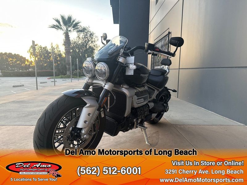 2023 Triumph ROCKET 3 GT  in a SAPPHIRE BLACK exterior color. Del Amo Motorsports of Long Beach (562) 362-3160 delamomotorsports.com 