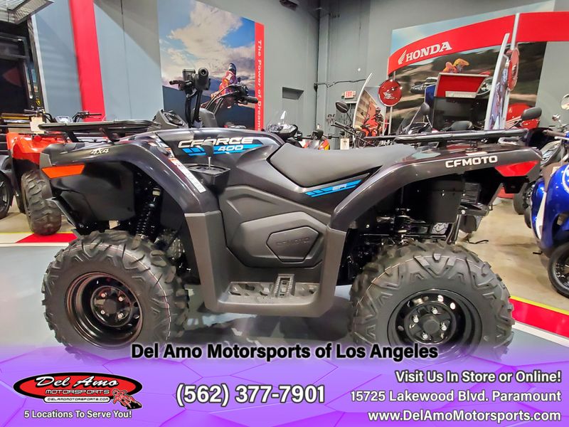 2024 CFMOTO CF400AU-6S  in a JET BLACK exterior color. Del Amo Motorsports of Los Angeles (562) 262-9181 delamomotorsports.com 