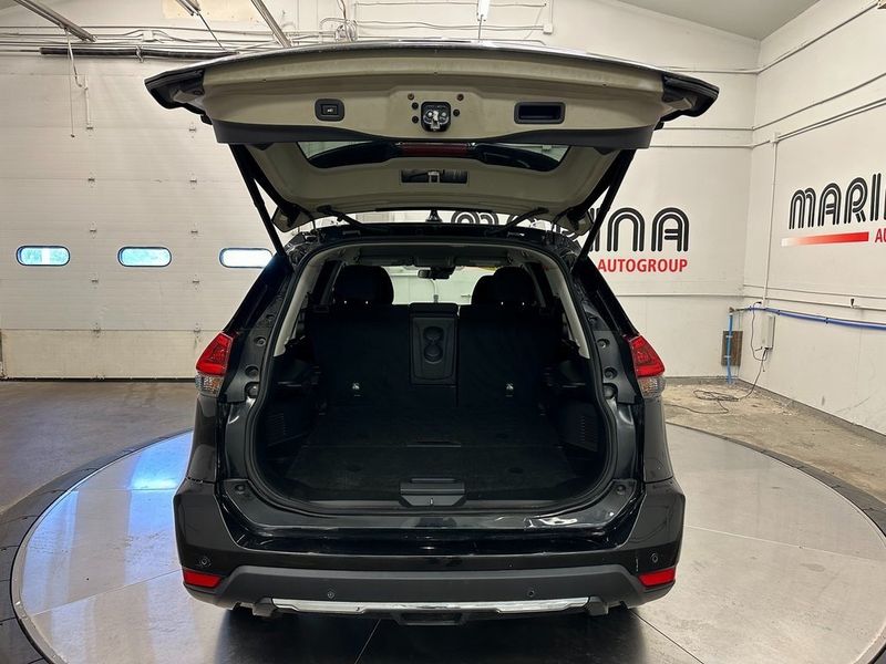 2020 Nissan Rogue SV in a Magnetic Black Pearl exterior color and Charcoalinterior. Marina Auto Group (855) 564-8688 marinaautogroup.com 