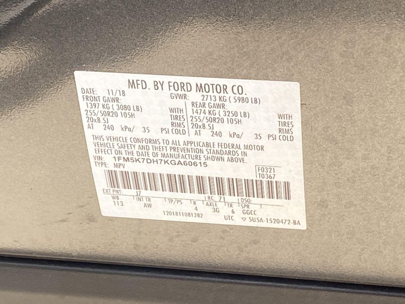 Used 2019 Ford Explorer XLTImage 8