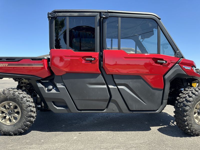 2025 Can-Am DEFENDER MAX LIMITED CAB HD10 FIERY RED Image 4