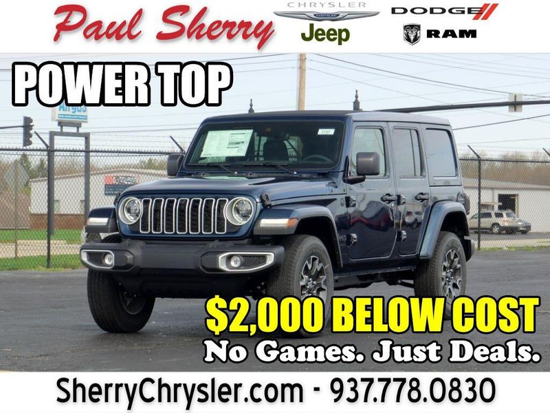 New 2025 Jeep Wrangler 4-door SaharaImage 1