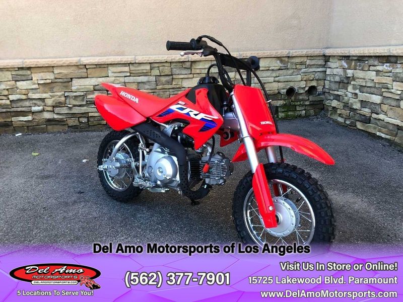 2024 Honda CRF50FR  in a WHITE exterior color. Del Amo Motorsports of Los Angeles (562) 262-9181 delamomotorsports.com 