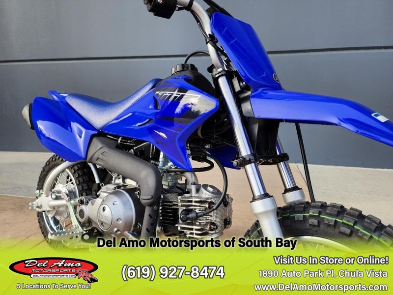 2023 Yamaha TTR50EPC  in a TEAM YAMAHA BLUE exterior color. Del Amo Motorsports of South Bay (619) 547-1937 delamomotorsports.com 