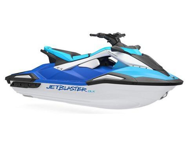 New 2026 Yamaha JETBLASTER DLX 3-AZURE BLUE/WHITE Image 1