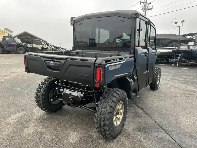 New 2025 Can-Am DEFENDER MAX LIMITED CAB HD10 DUSTY NAVY Image 3