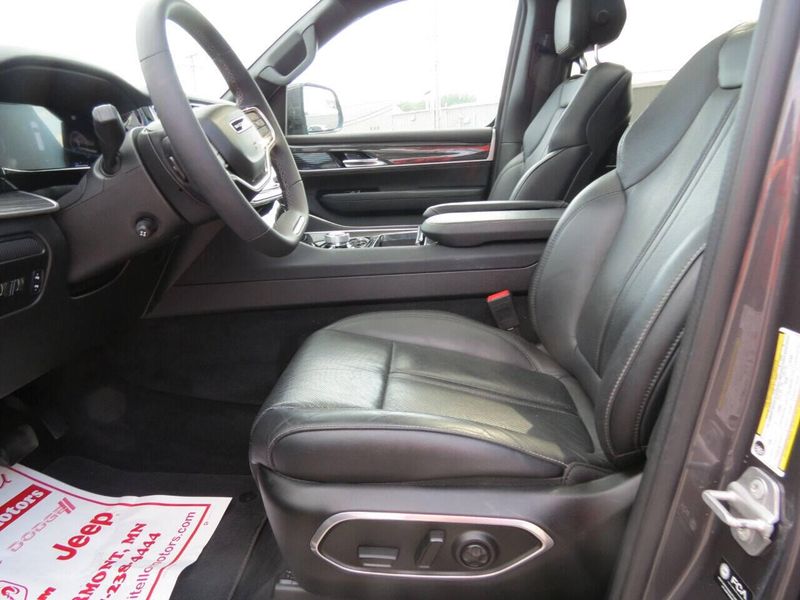 2022 Wagoneer Series III 4x4 4dr SUV in a Gray exterior color and Blackinterior. Militello Motors ​507-200-4344 militellomotors.net 