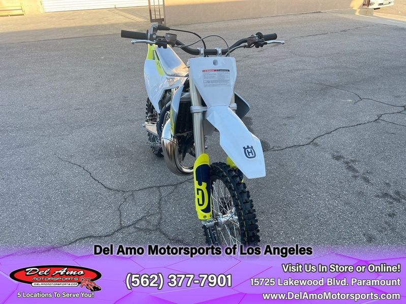 2023 HUSQVARNA TC 85 17/14  in a WHITE exterior color. Del Amo Motorsports of Los Angeles (562) 262-9181 delamomotorsports.com 