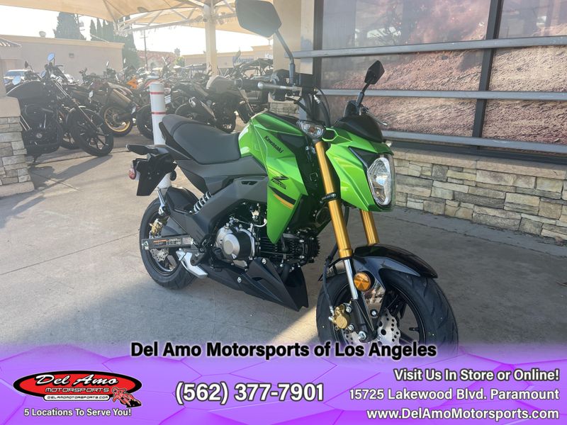 2024 Kawasaki BR125JRFNL-GN1  in a CANDY LIME GREEN exterior color. Del Amo Motorsports of Los Angeles (562) 262-9181 delamomotorsports.com 