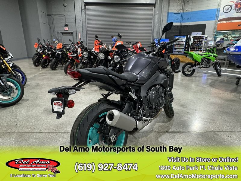 2024 Yamaha MT10RCGY  in a MIDNIGHT CYAN exterior color. Del Amo Motorsports of South Bay (619) 547-1937 delamomotorsports.com 