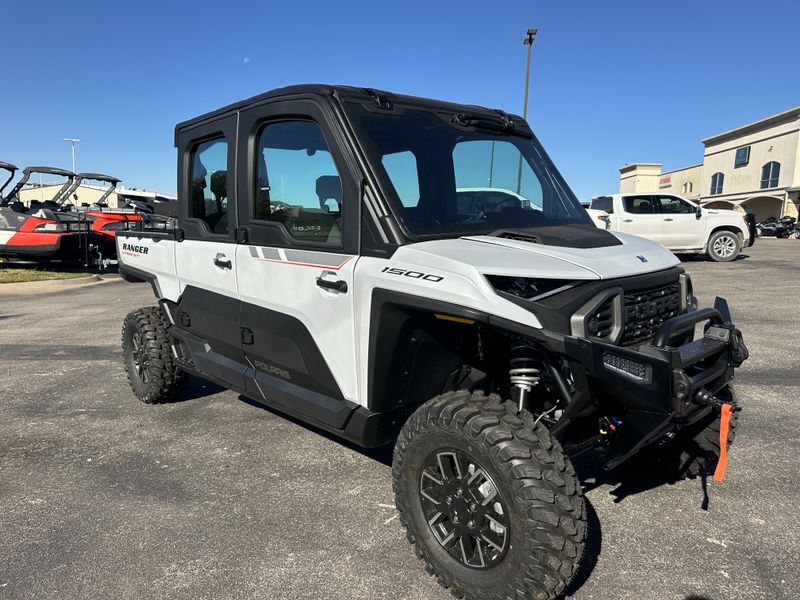 2025 Polaris RANGER CREW XD 1500 NORTHSTAR EDITION ULTIMATE GHOST WHITE METALLIC SMOKEImage 2