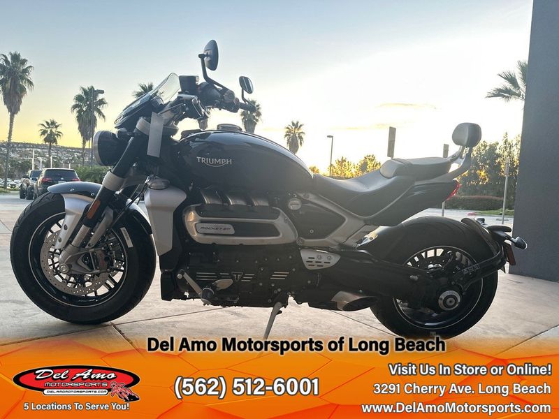 2023 Triumph ROCKET 3 GT  in a SAPPHIRE BLACK exterior color. Del Amo Motorsports of Long Beach (562) 362-3160 delamomotorsports.com 