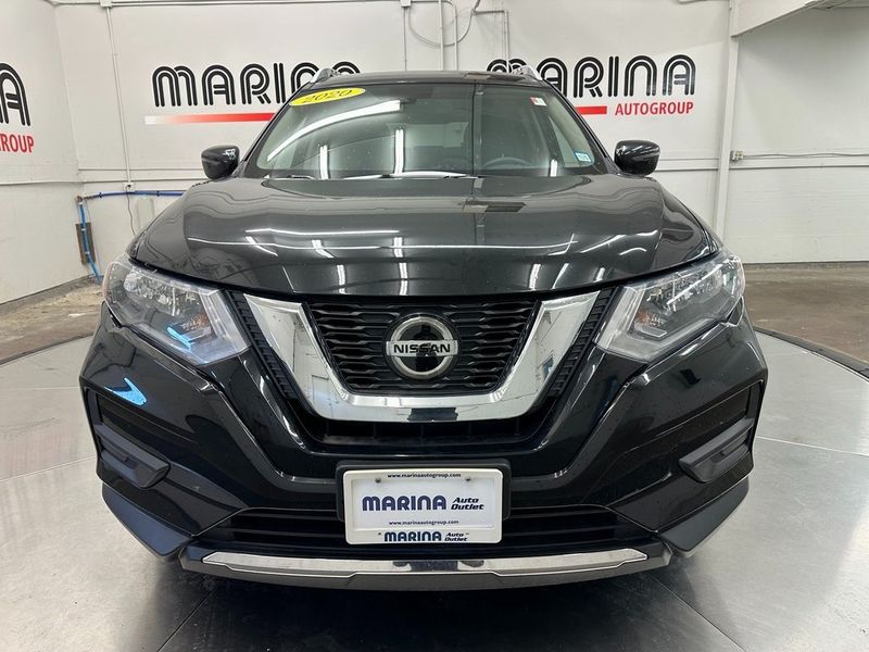 2020 Nissan Rogue SV in a Magnetic Black Pearl exterior color and Charcoalinterior. Marina Auto Group (855) 564-8688 marinaautogroup.com 