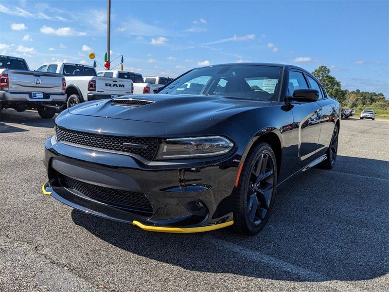 2023 Dodge Charger Gt Rwd in a Pitch Black exterior color and Blackinterior. South Georgia CDJR 229-443-1466 southgeorgiacdjr.com 