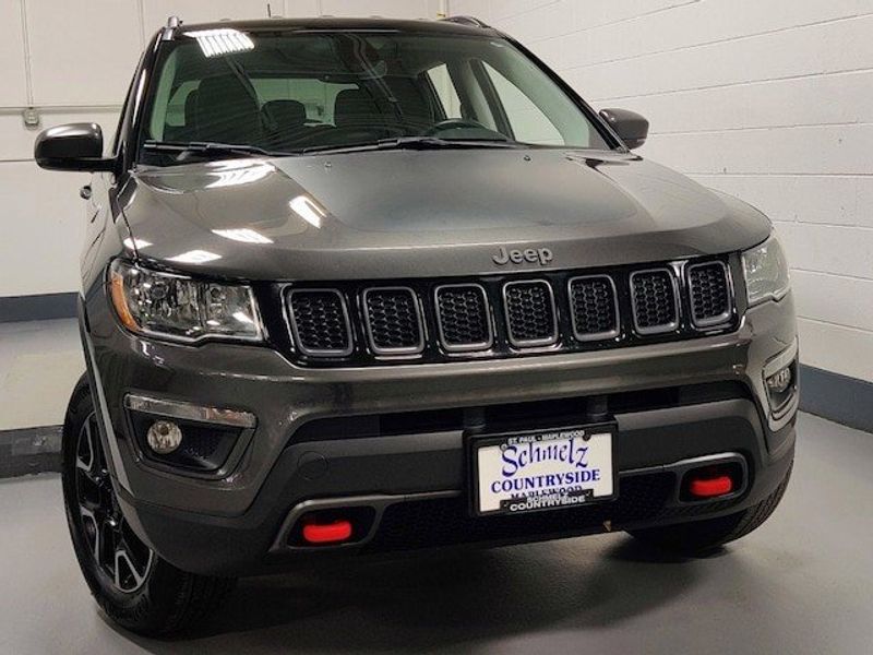 Used 2019 Jeep Compass Trailhawk with VIN 3C4NJDDB8KT629534 for sale in Maplewood, Minnesota