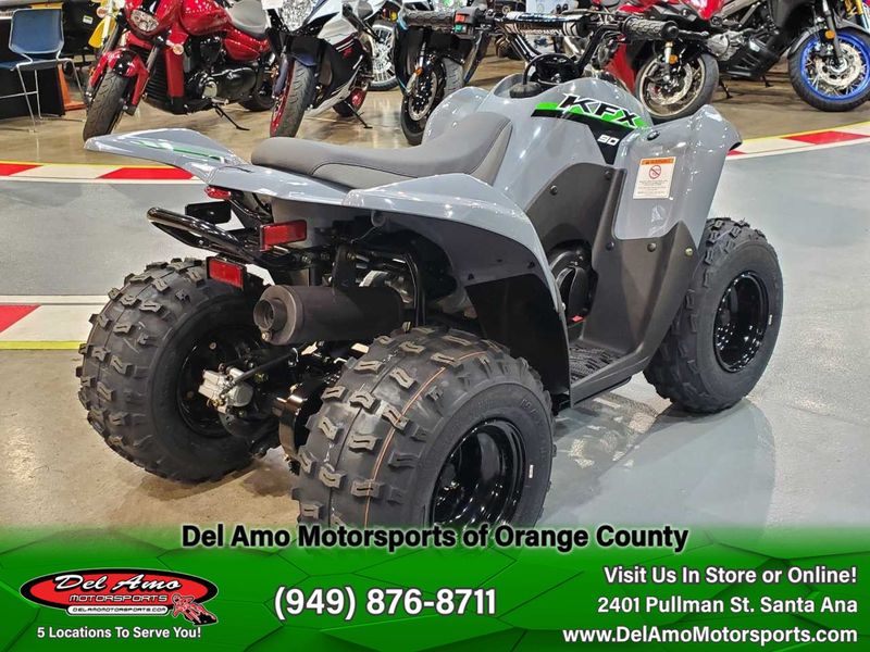 2024 Kawasaki KSF90BRFNL-GY1  in a BATTLE GRAY exterior color. Del Amo Motorsports of Orange County (949) 416-2102 delamomotorsports.com 